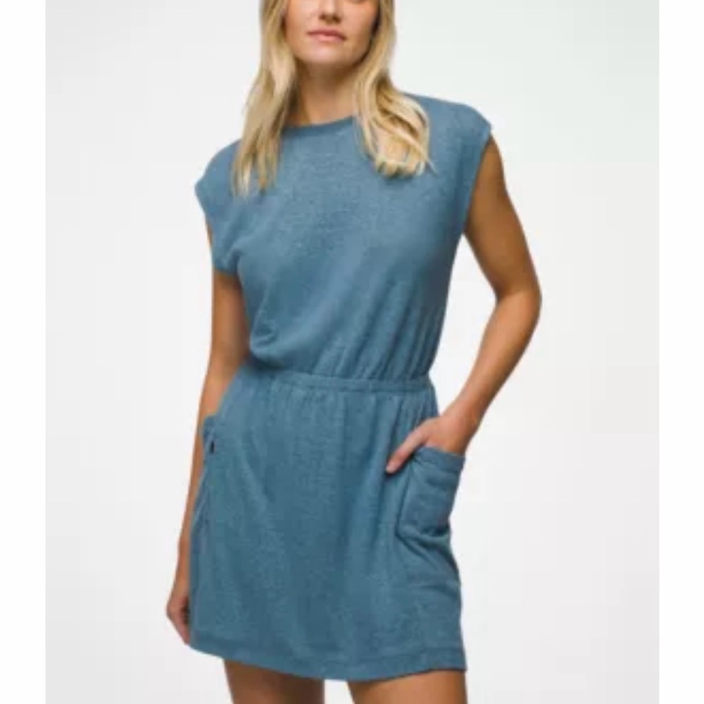 Prana Light Blue Knit Top